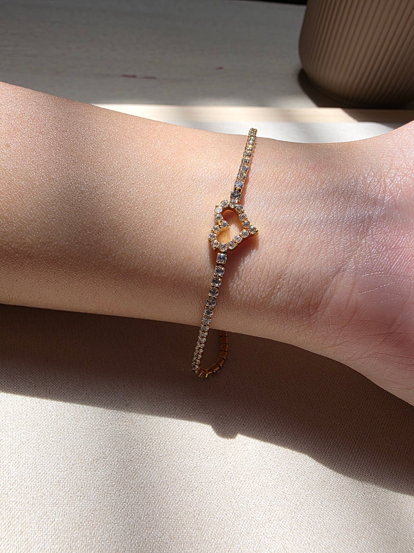 Heart Line Bracelet