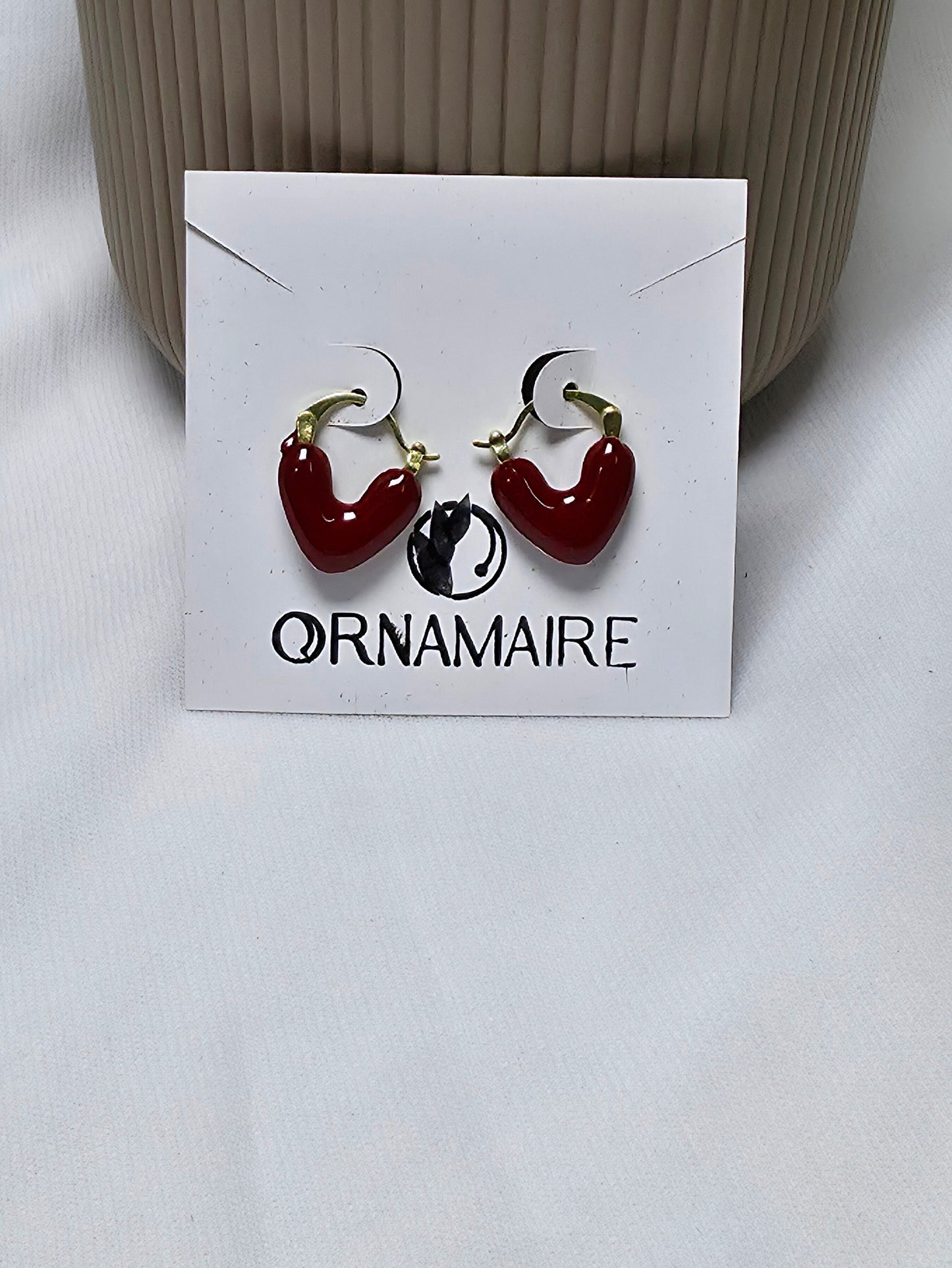 Lustre Heart Earrings