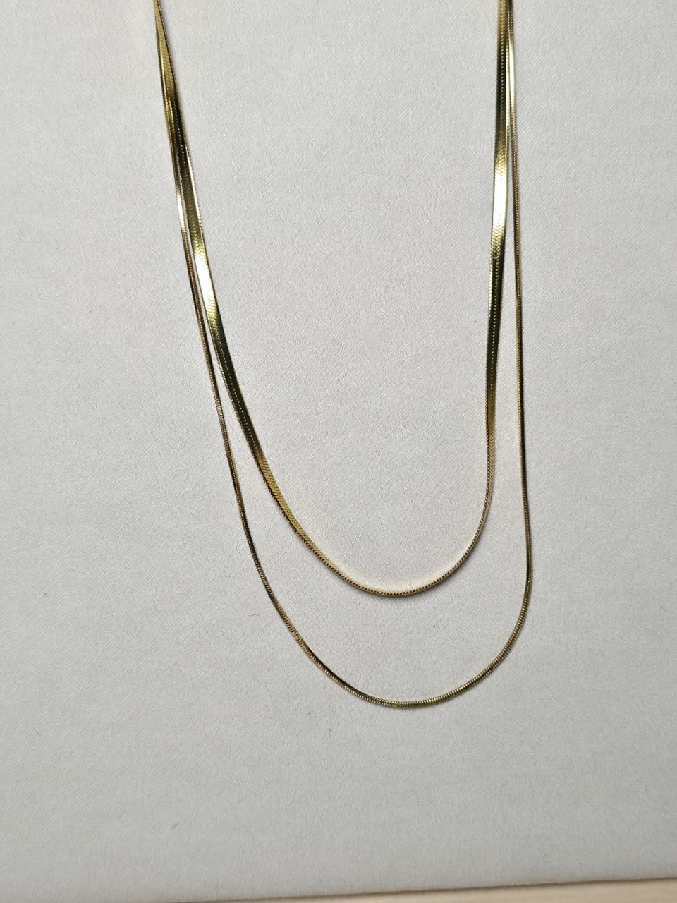 Layered Snake Chain Necklace