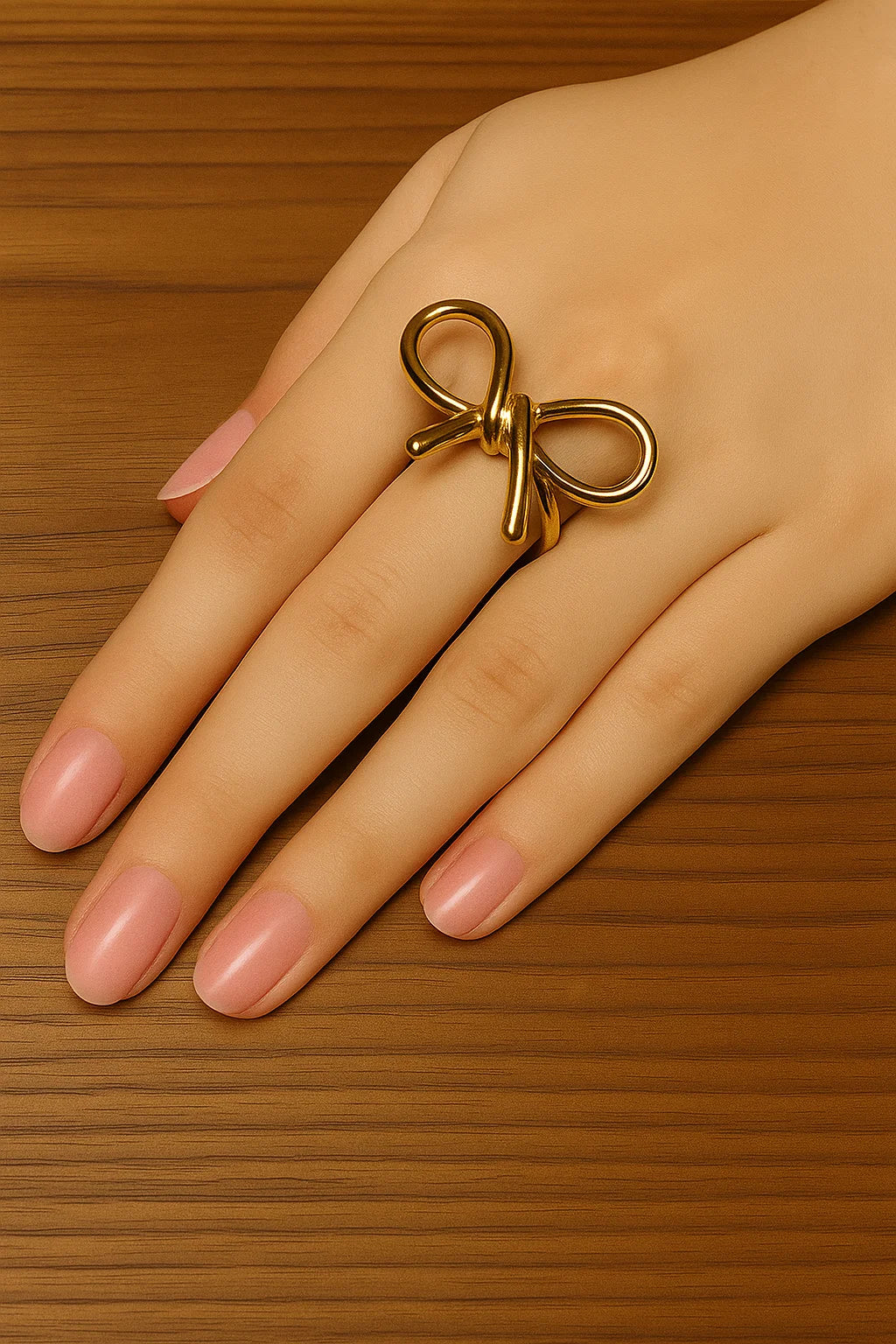 Knotty Babe Bow Ring