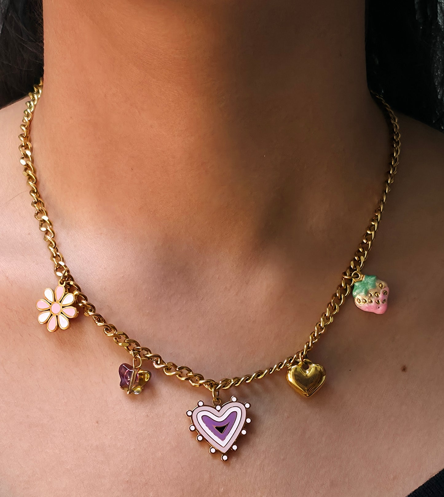 Cupcake Charms Necklace
