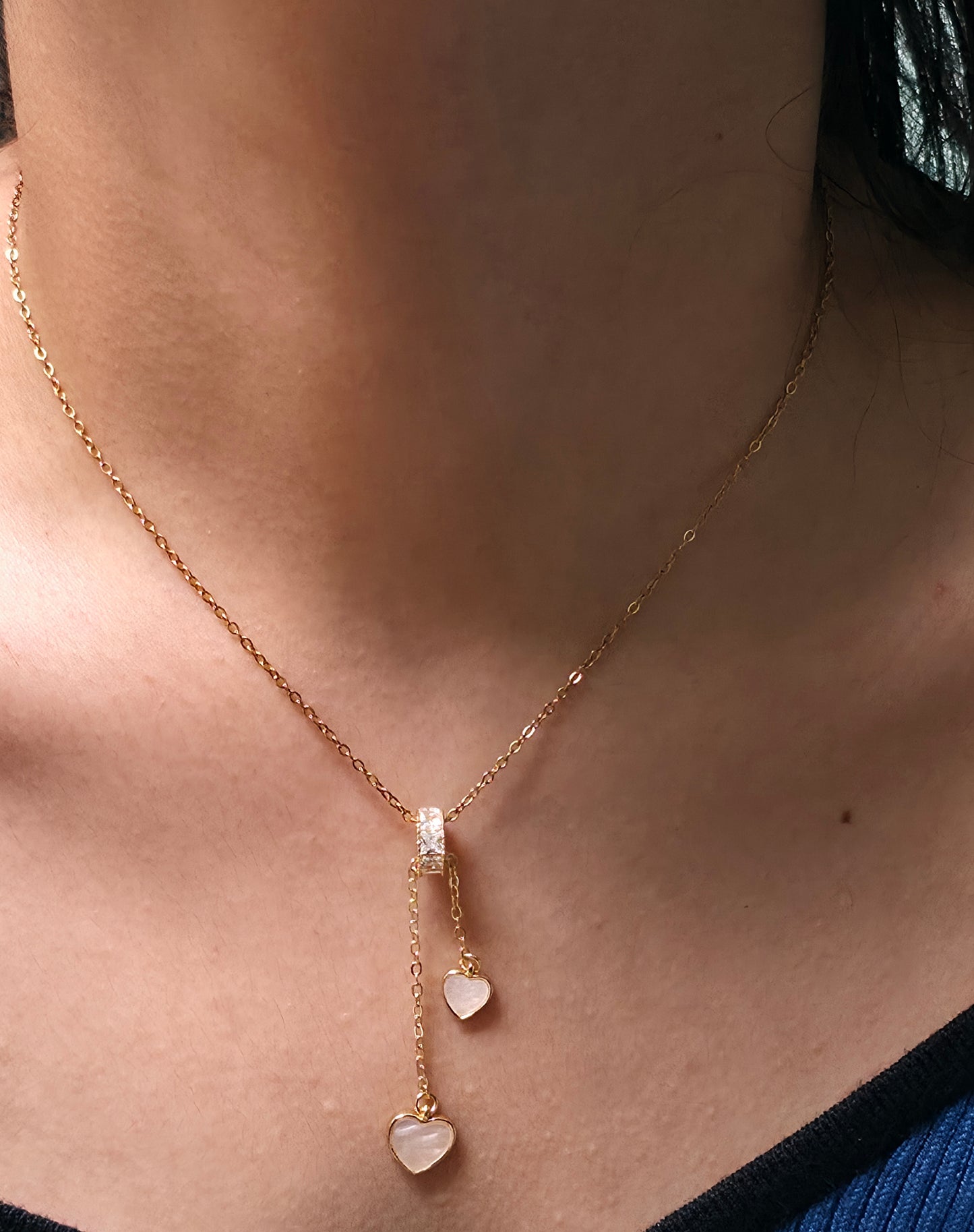 Barrel Heart Bling Necklace