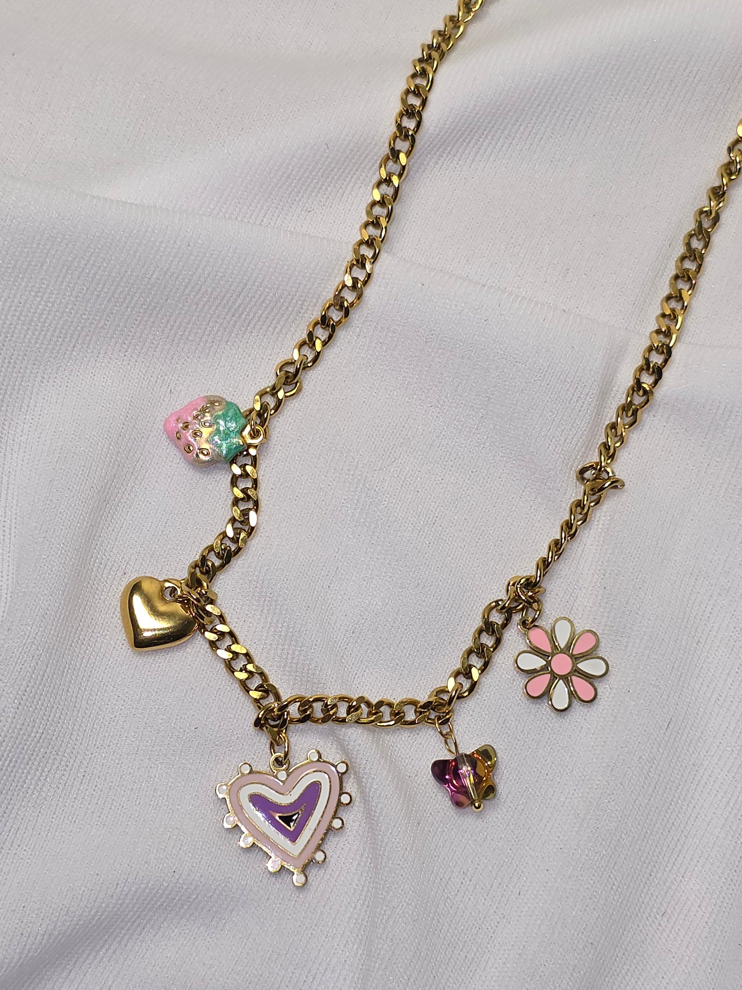 Cupcake Charms Necklace