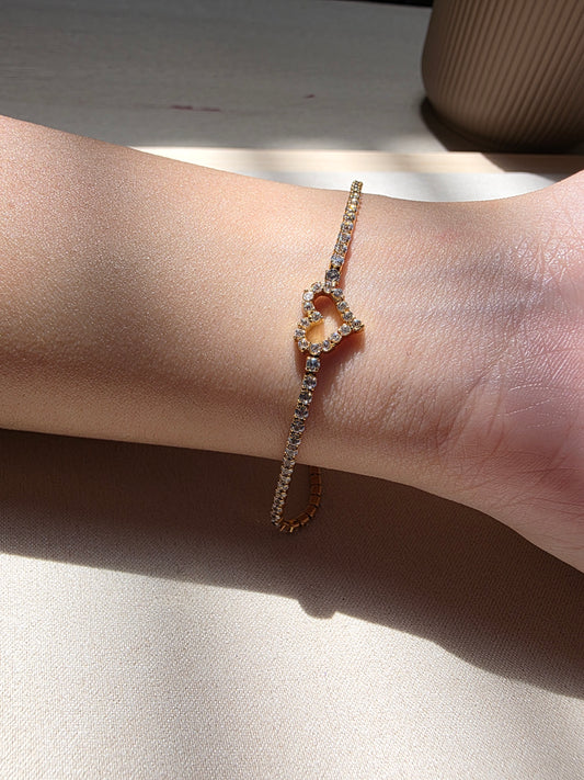 Heart Line Bracelet