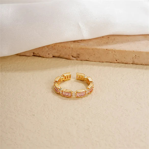 Blush Pink Eternity Ring