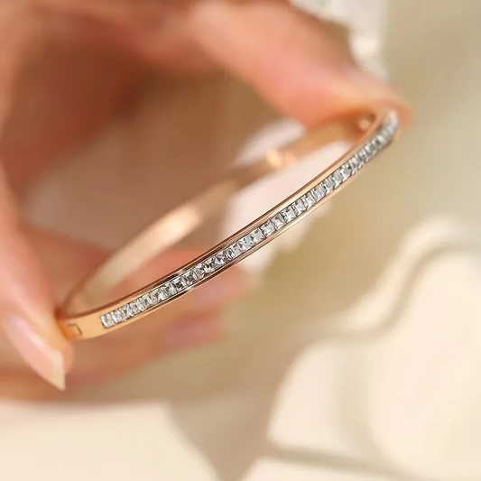 Rose Gold Crystal Bracelet