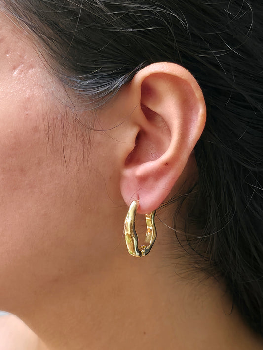 Golden Hour Waves Earrings