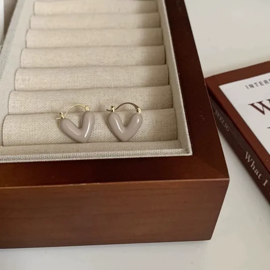 Pastel Heart Earrings
