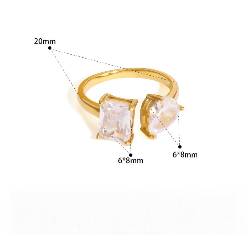 Golden Duet Ring